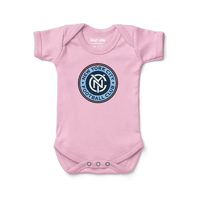 Infant Chad & Jake Pink New York City FC Bodysuit