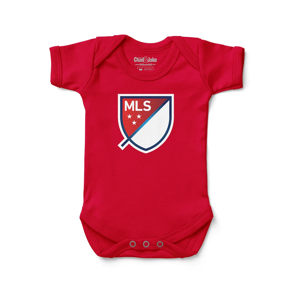 Infant Chad & Jake Red MLS Bodysuit