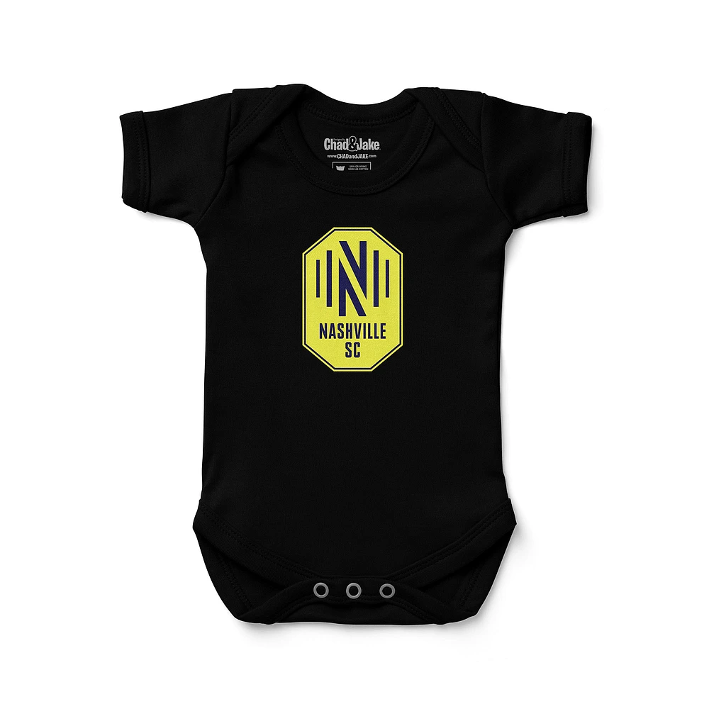 Infant Chad & Jake Black Nashville SC Bodysuit