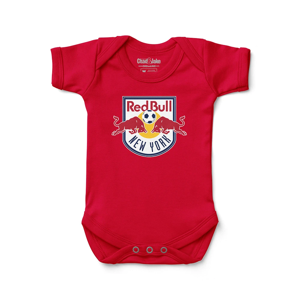 Infant Chad & Jake Red New York Bulls Bodysuit