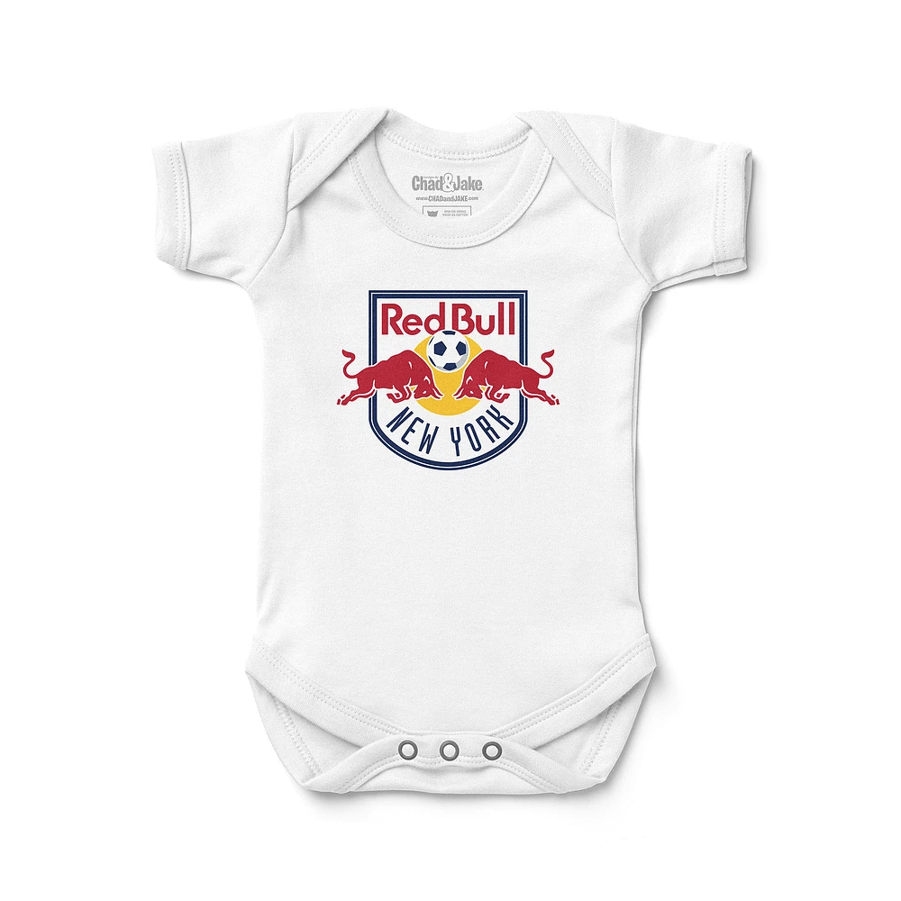 Infant Chad & Jake White New York Red Bulls Bodysuit