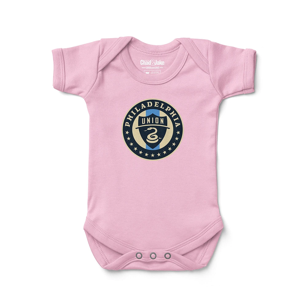 Infant Chad & Jake Pink Philadelphia Union Bodysuit