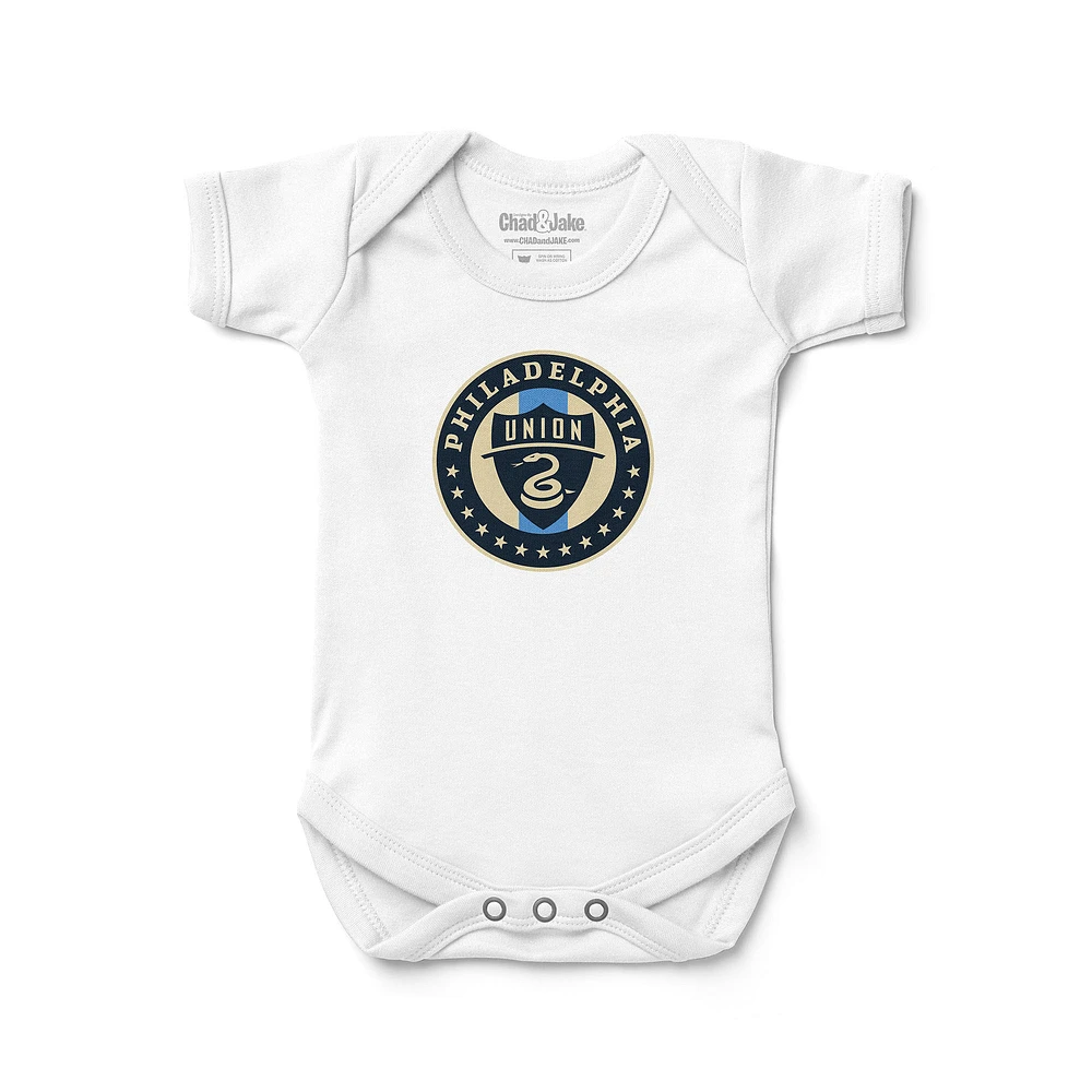 Infant Chad & Jake White Philadelphia Union Bodysuit
