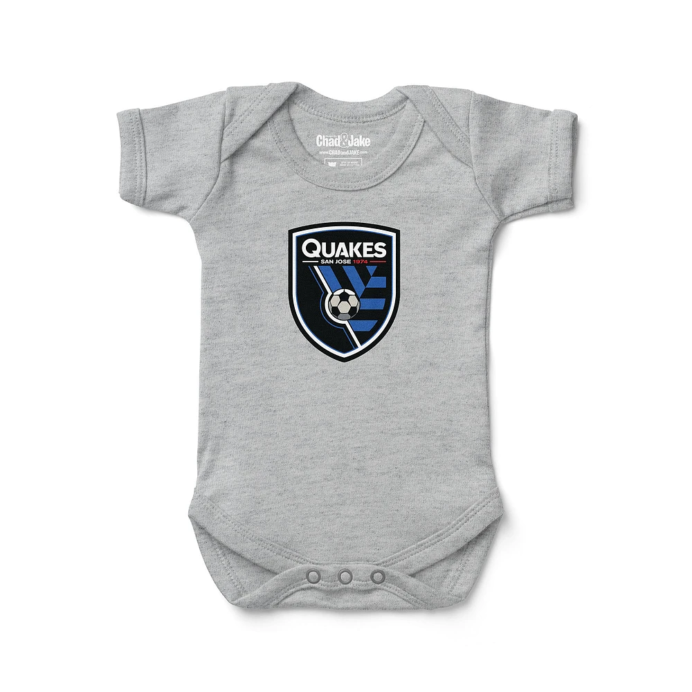 Infant Chad & Jake Heather Gray San Jose Earthquakes Bodysuit