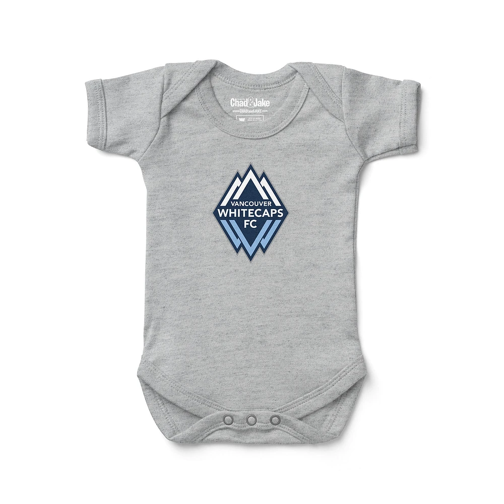 Infant Chad & Jake Heather Gray Vancouver Whitecaps FC Bodysuit