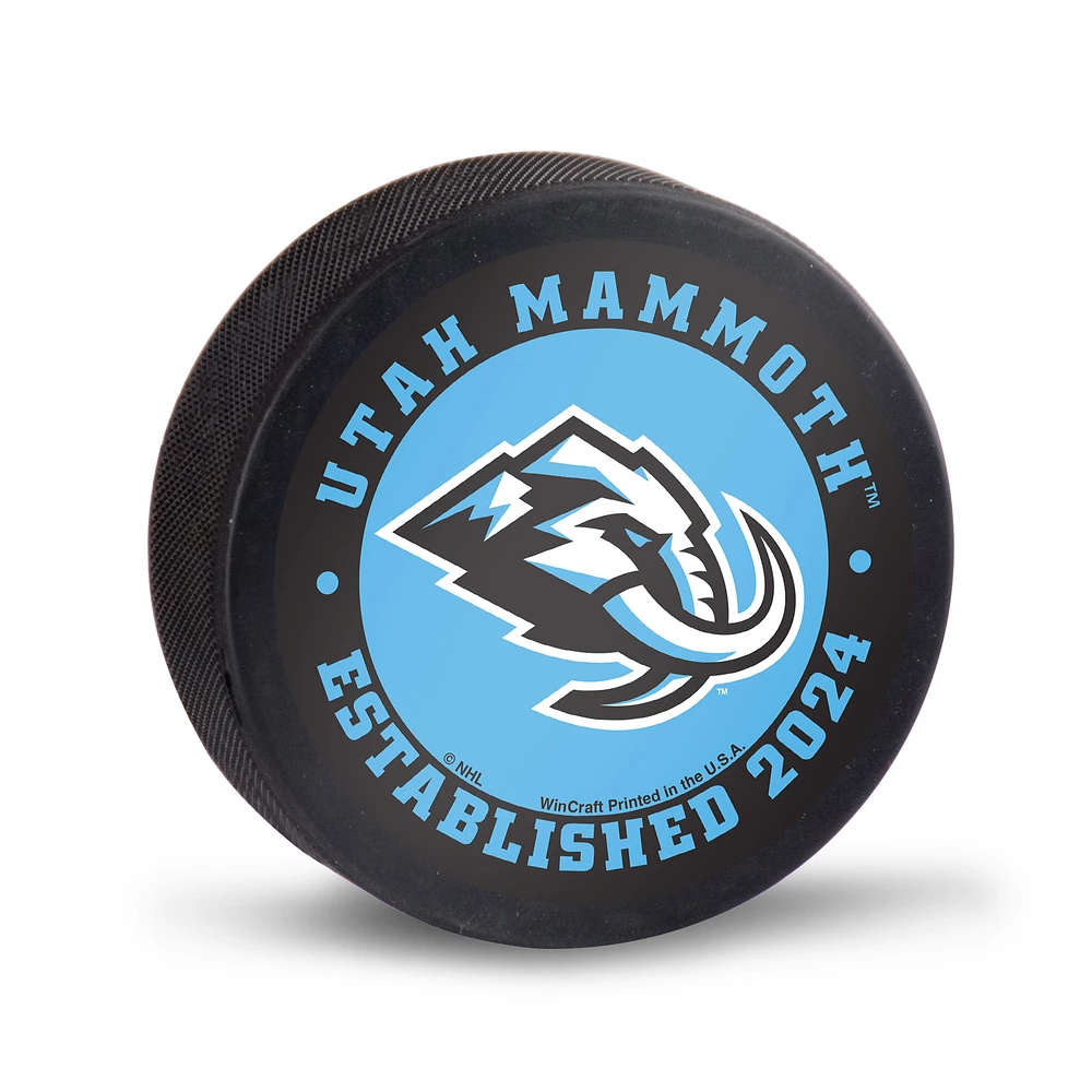 WinCraft Utah Mammoth Hockey Puck