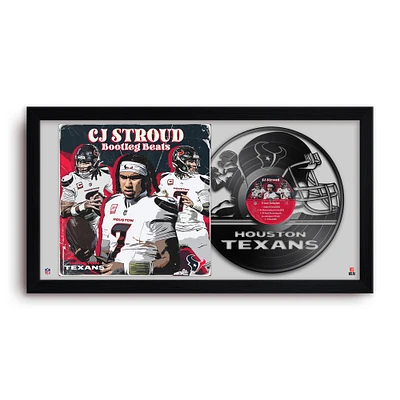 C.J. Stroud Houston Texans 14" x 26" Framed Art Vinyl Album Print