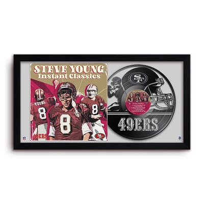 Steve Young San Francisco 49ers 14" x 26" Framed Art Vinyl Album Print