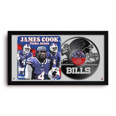 James Cook Buffalo Bills 14" x 26" Framed Art Vinyl Album Print