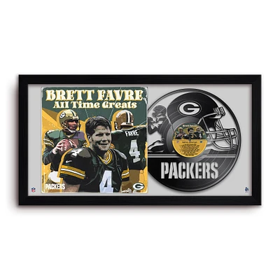 Brett Favre Green Bay Packers 14" x 26" Framed Art Vinyl Album Print