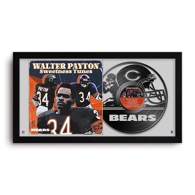 Walter Payton Chicago Bears 14" x 26" Framed Art Vinyl Album Print