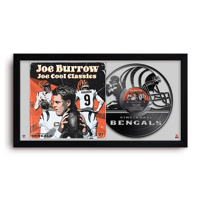 Joe Burrow Cincinnati Bengals 14" x 26" Framed Art Vinyl Album Print