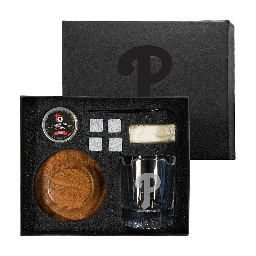 Philadelphia Phillies Nine-Piece Whiskey Smoke Set