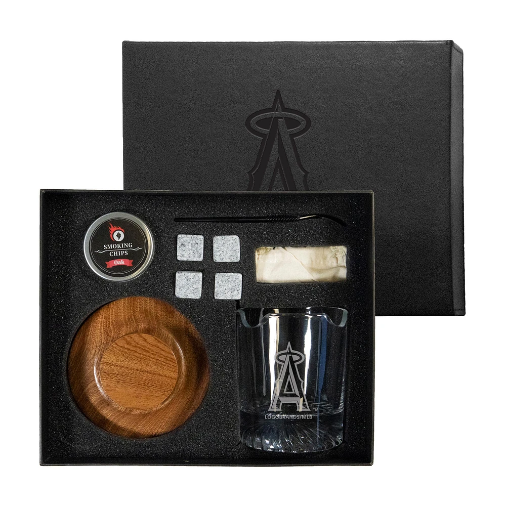Los Angeles Angels Nine-Piece Whiskey Smoke Set