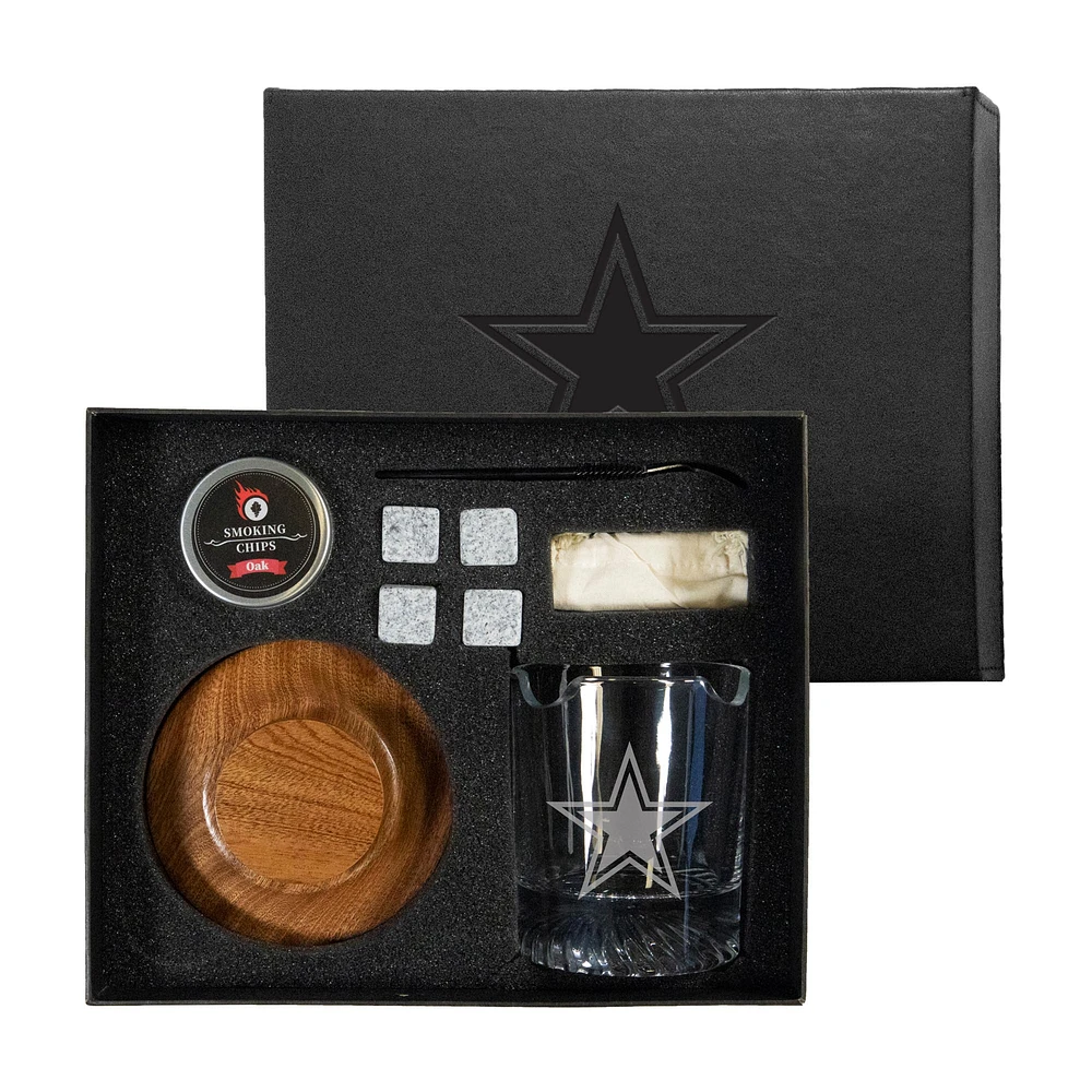 Dallas Cowboys Nine-Piece Whiskey Smoke Set