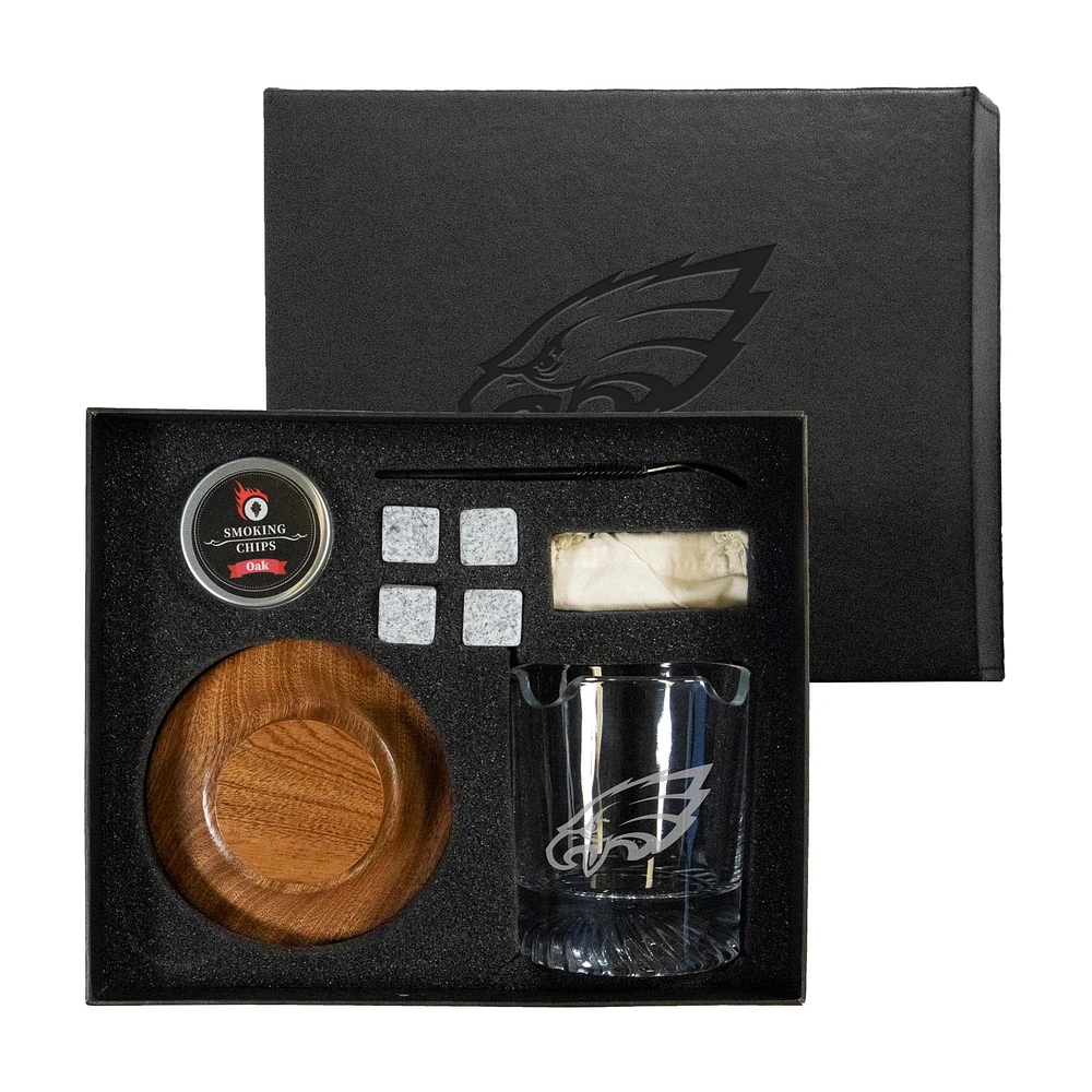 Philadelphia Eagles Nine-Piece Whiskey Smoke Set