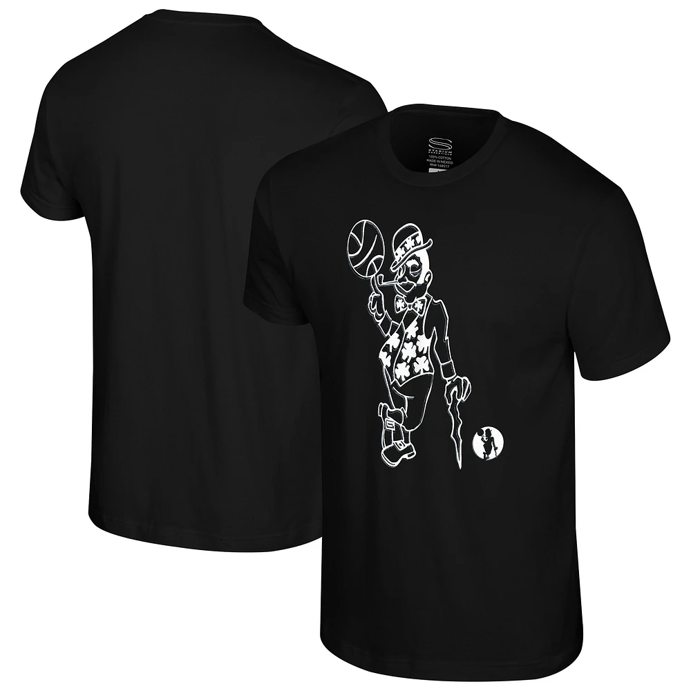 Men's Stadium Essentials Black Boston Celtics Mono Element T-Shirt