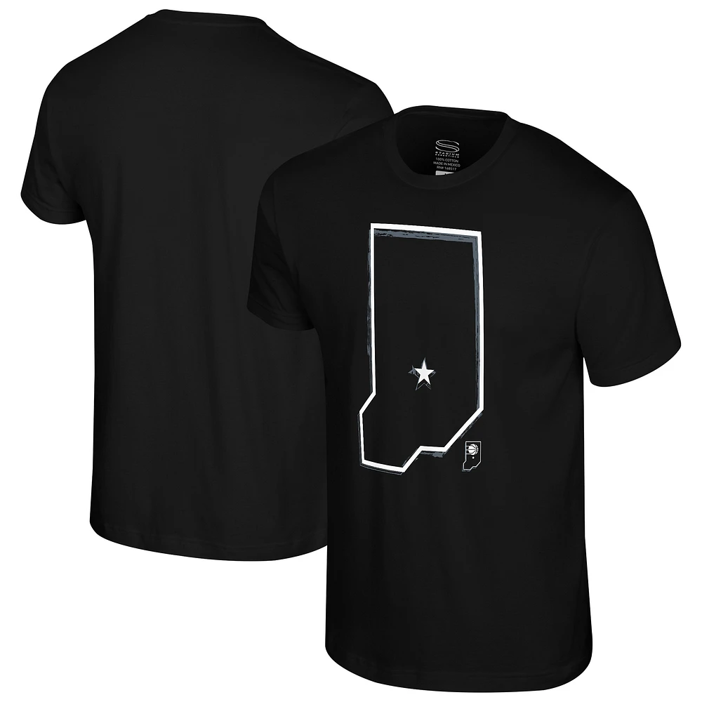 Men's Stadium Essentials Black Indiana Pacers Mono Element T-Shirt