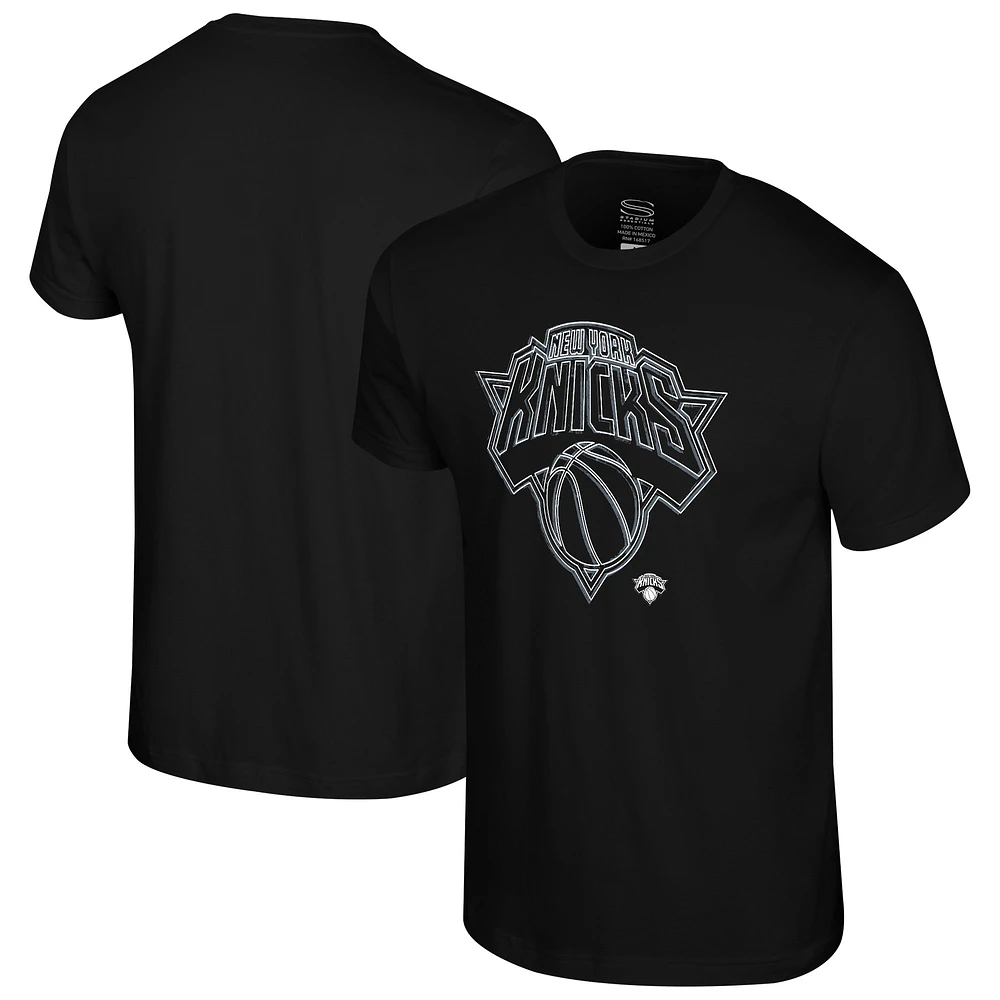 Men's Stadium Essentials Black New York Knicks Mono Element T-Shirt