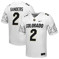Men's Nike Shedeur Sanders White Colorado Buffaloes Alumni Game Jersey