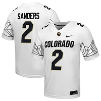 Men's Nike Shedeur Sanders White Colorado Buffaloes Alumni Game Jersey
