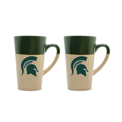 Michigan State Spartans 16oz. Two-Pack Ceramic Mug Set