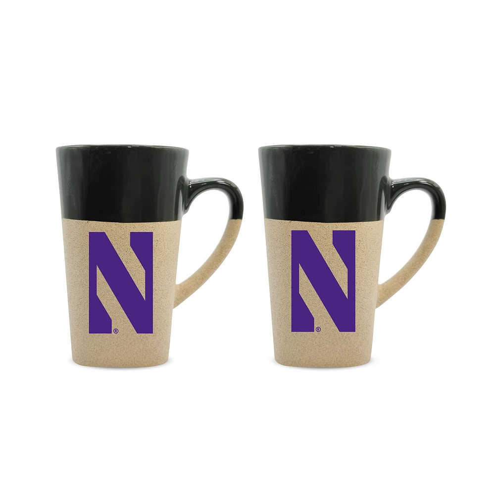 Northwestern Wildcats 16oz. Two-Pack Ceramic Mug Set