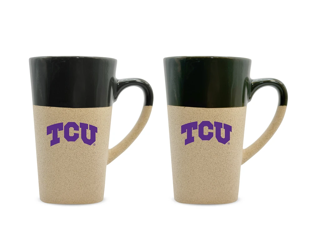 TCU Horned Frogs 16oz. Two-Pack Ceramic Mug Set