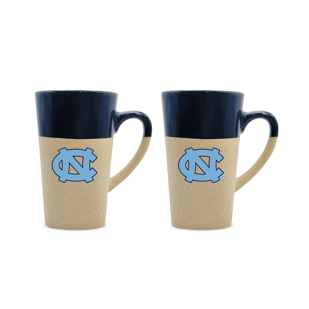 North Carolina Tar Heels 16oz. Two-Pack Ceramic Mug Set