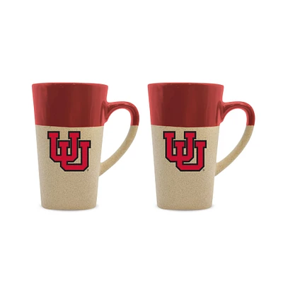 Utah Utes 16oz. Two-Pack Ceramic Mug Set