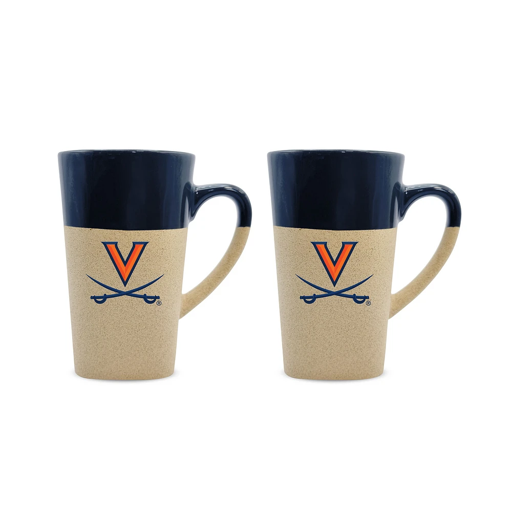Virginia Cavaliers 16oz. Two-Pack Ceramic Mug Set