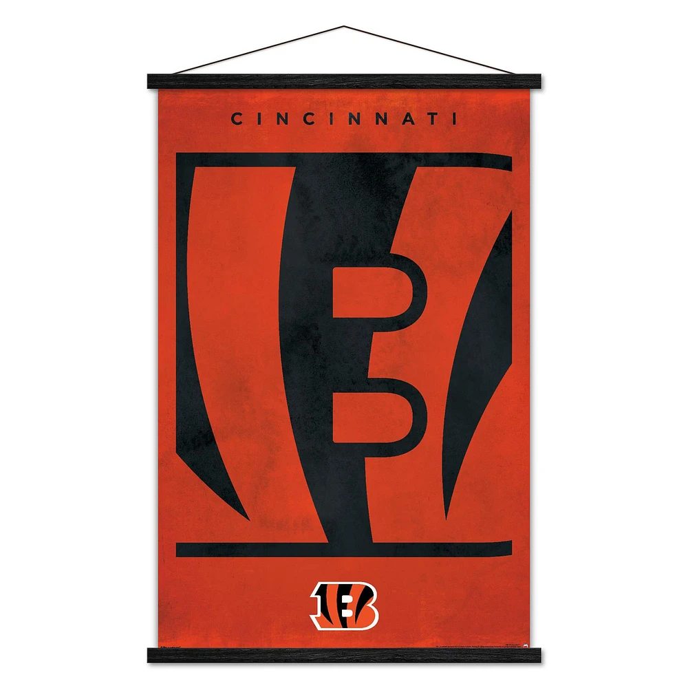 Cincinnati Bengals 24" x 35" Poster with Magnetic Frame