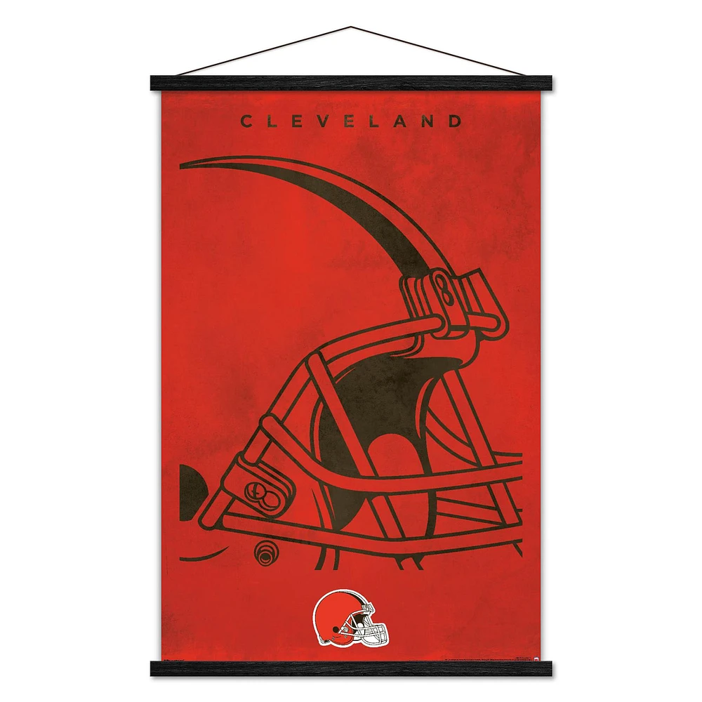 Cleveland Browns 24" x 35" Poster with Magnetic Frame