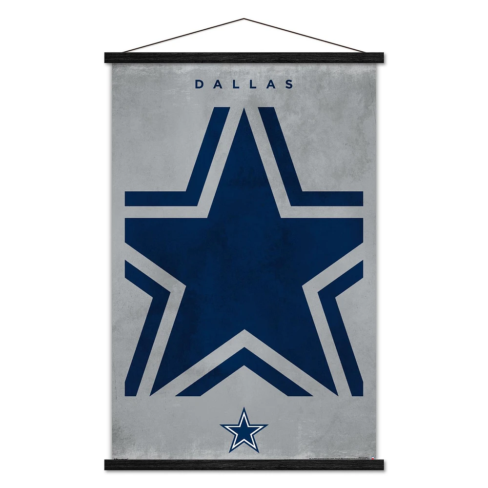 Dallas Cowboys 24" x 35" Poster with Magnetic Frame