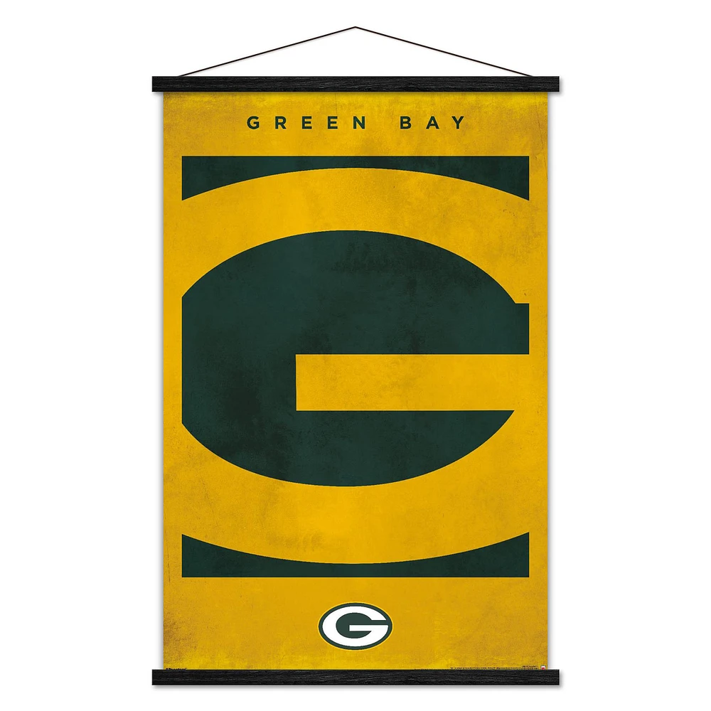 Green Bay Packers 24" x 35" Poster with Magnetic Frame