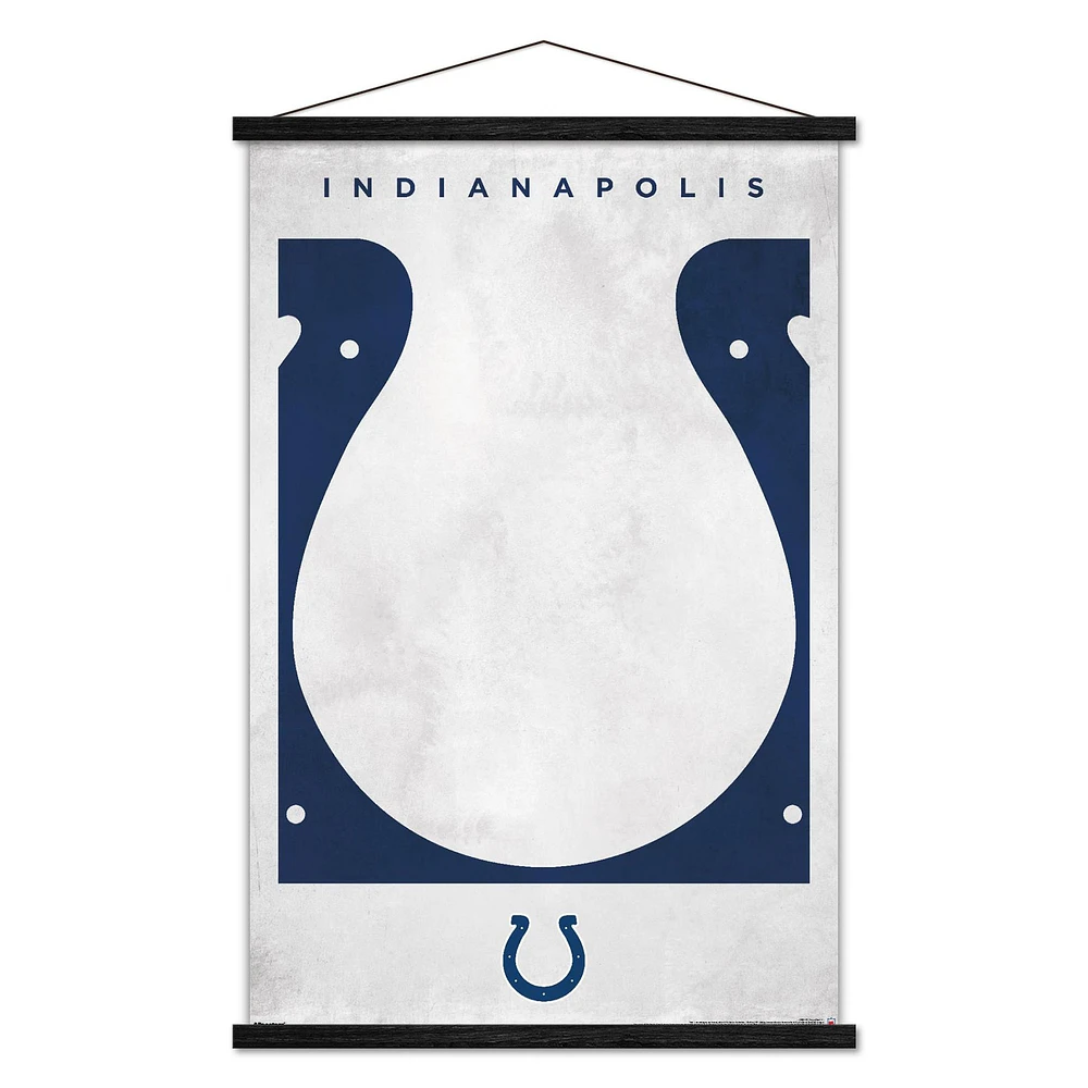 Indianapolis Colts 24" x 35" Poster with Magnetic Frame