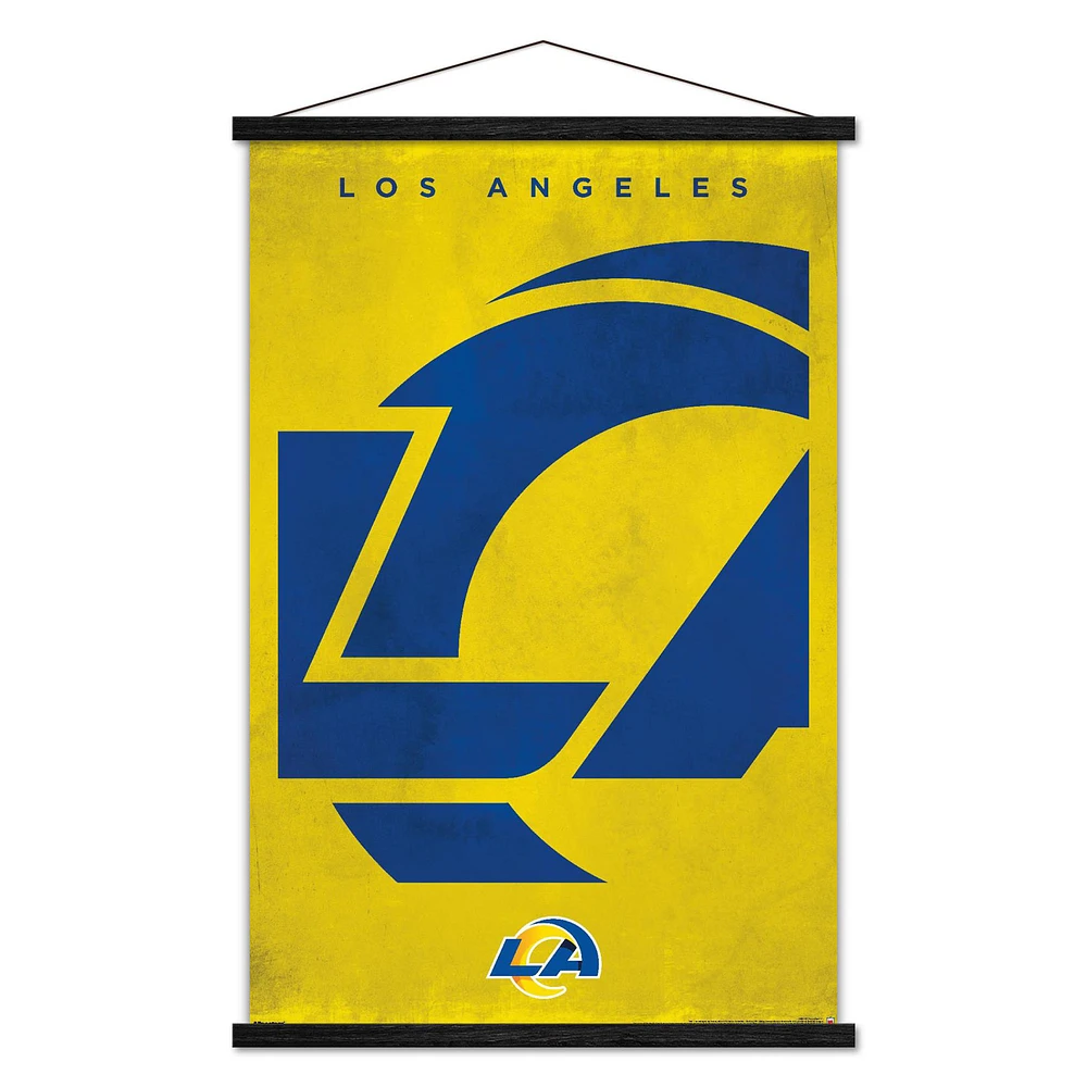 Los Angeles Rams 24" x 35" Poster with Magnetic Frame