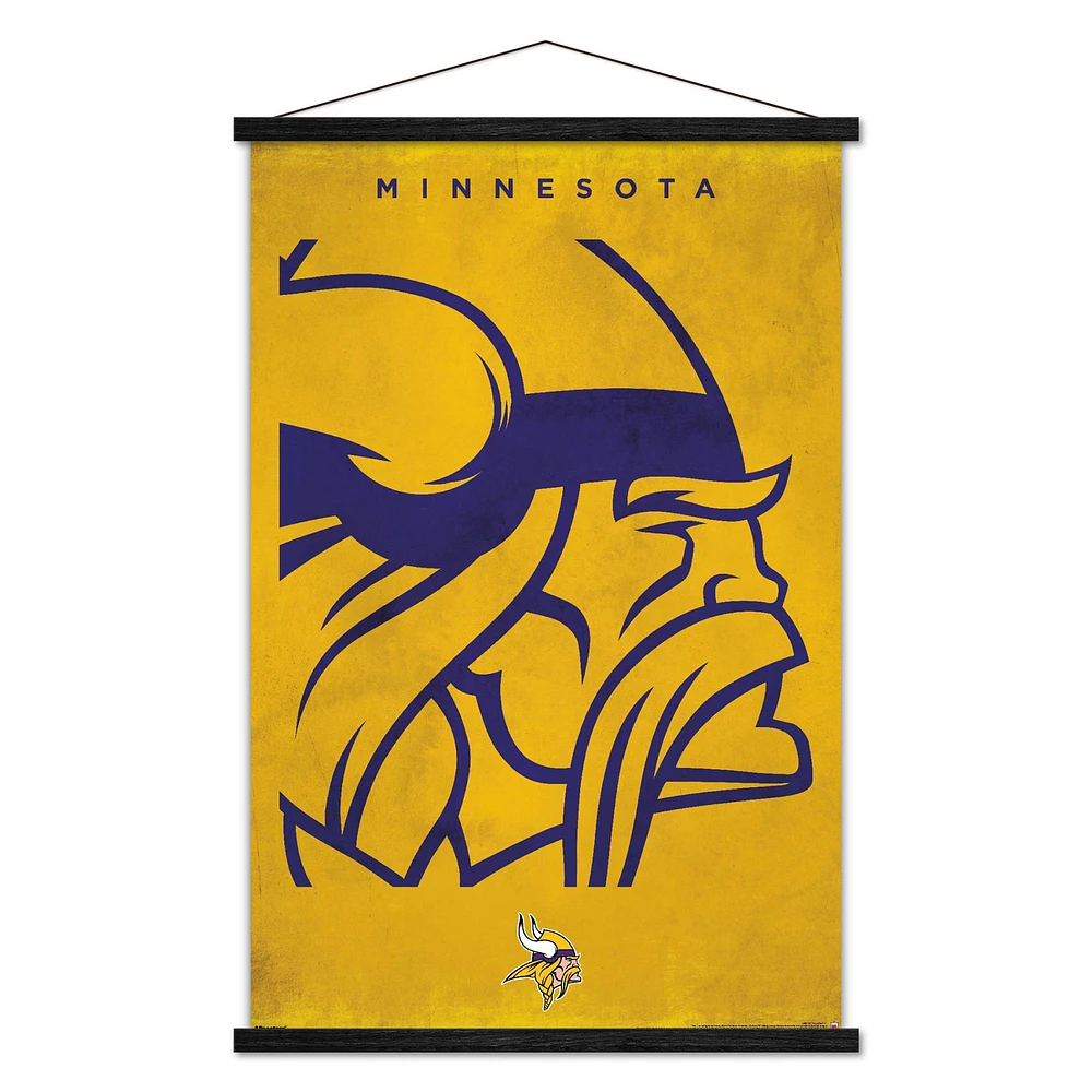 Minnesota Vikings 24" x 35" Poster with Magnetic Frame