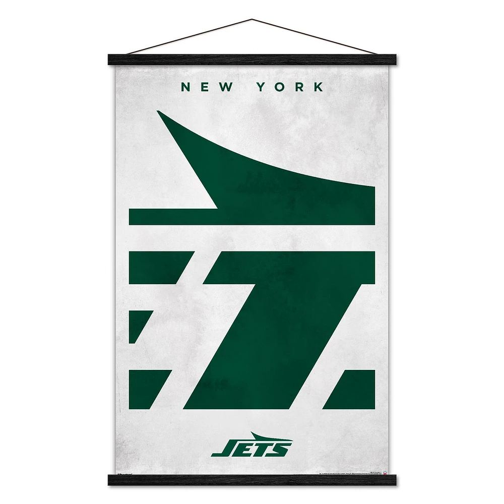 New York Jets 24" x 35" Poster with Magnetic Frame