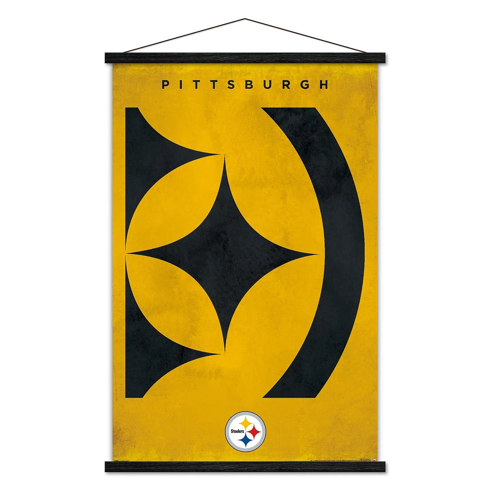 Pittsburgh Steelers 24" x 35" Poster with Magnetic Frame