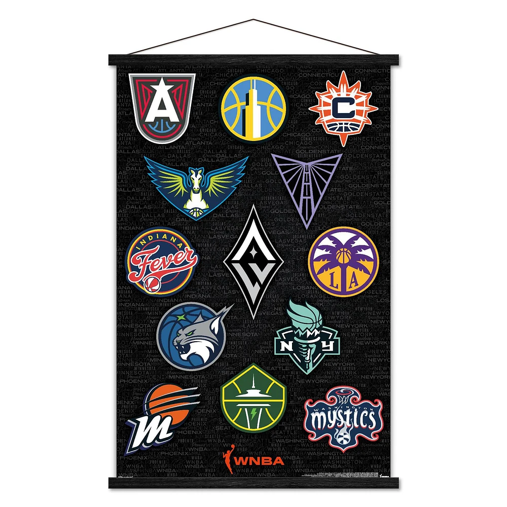 WNBA 24" x 35" Poster with Magnetic Frame