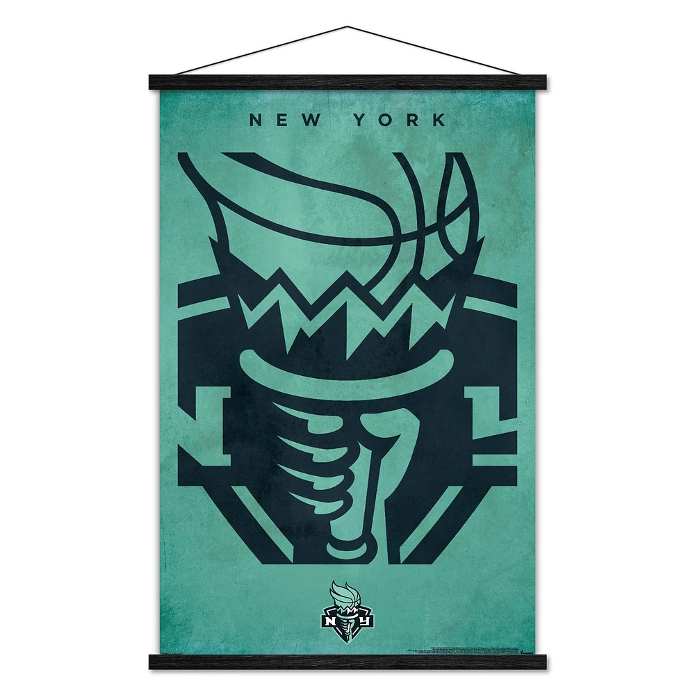 New York Liberty 24" x 35" Poster with Magnetic Frame