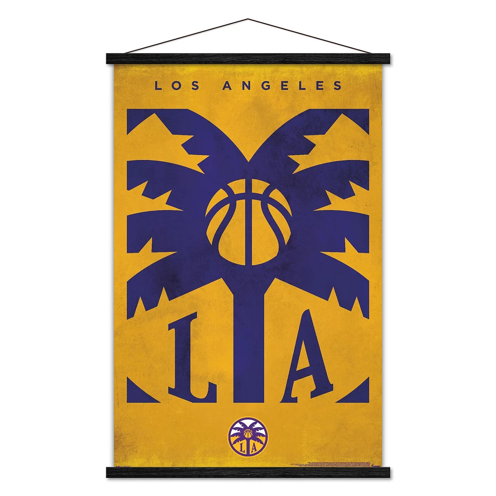 Los Angeles Sparks 24" x 35" Poster with Magnetic Frame