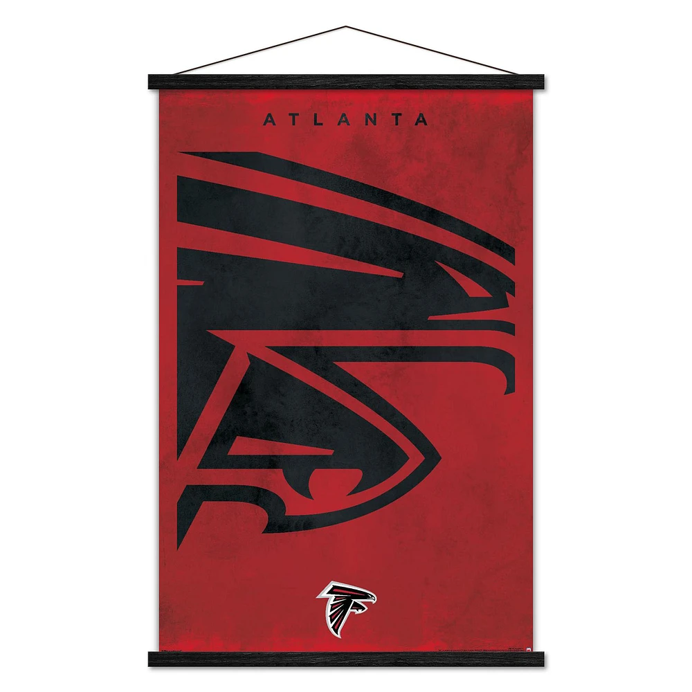 Atlanta Falcons 24" x 35" Poster with Magnetic Frame