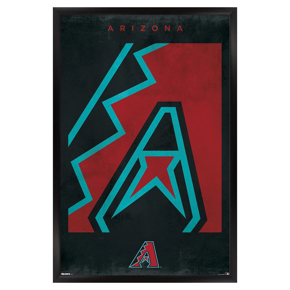 Arizona Diamondbacks 24" x 36" Framed Poster