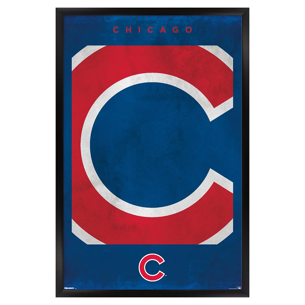 Chicago Cubs 24" x 36" Framed Poster