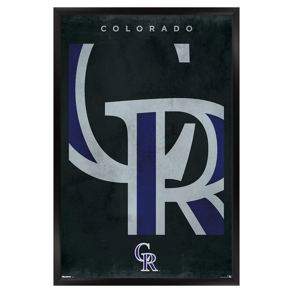 Colorado Rockies 24" x 36" Framed Poster