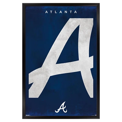 Atlanta Braves 24" x 36" Framed Poster