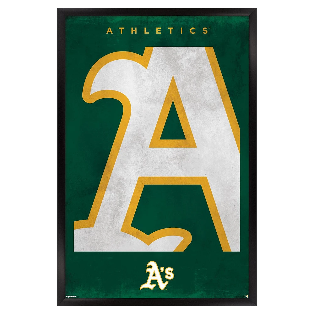 Oakland Athletics 24" x 36" Framed Poster