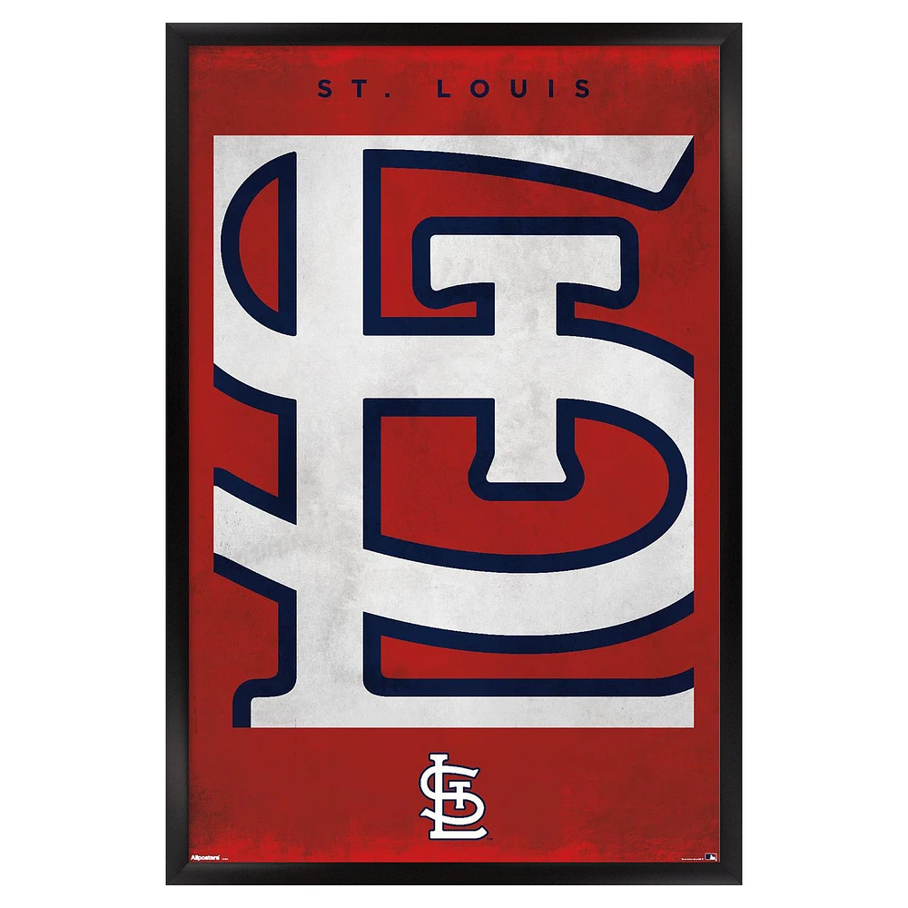 St. Louis Cardinals 24" x 36" Framed Poster